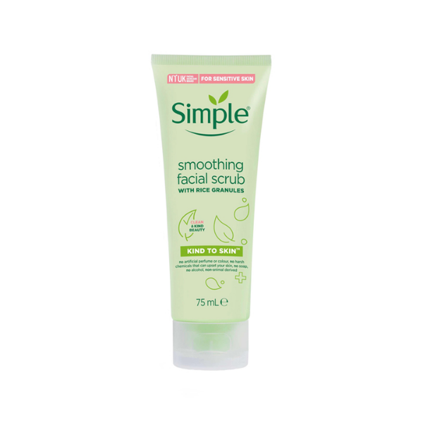 Simple Kind To Skin Smoothing Facial Scrub – 75ml