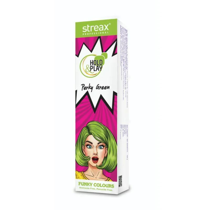 Streax Professional Hold & Play Funkey Colour - Perky Green : Buy Online at  Best Price in Bangladesh | Glamy Girl